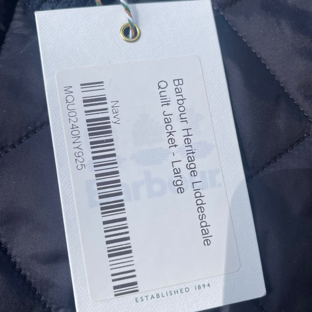 New With Tags Barbour Heritage Liddesdale Quilt Jacket